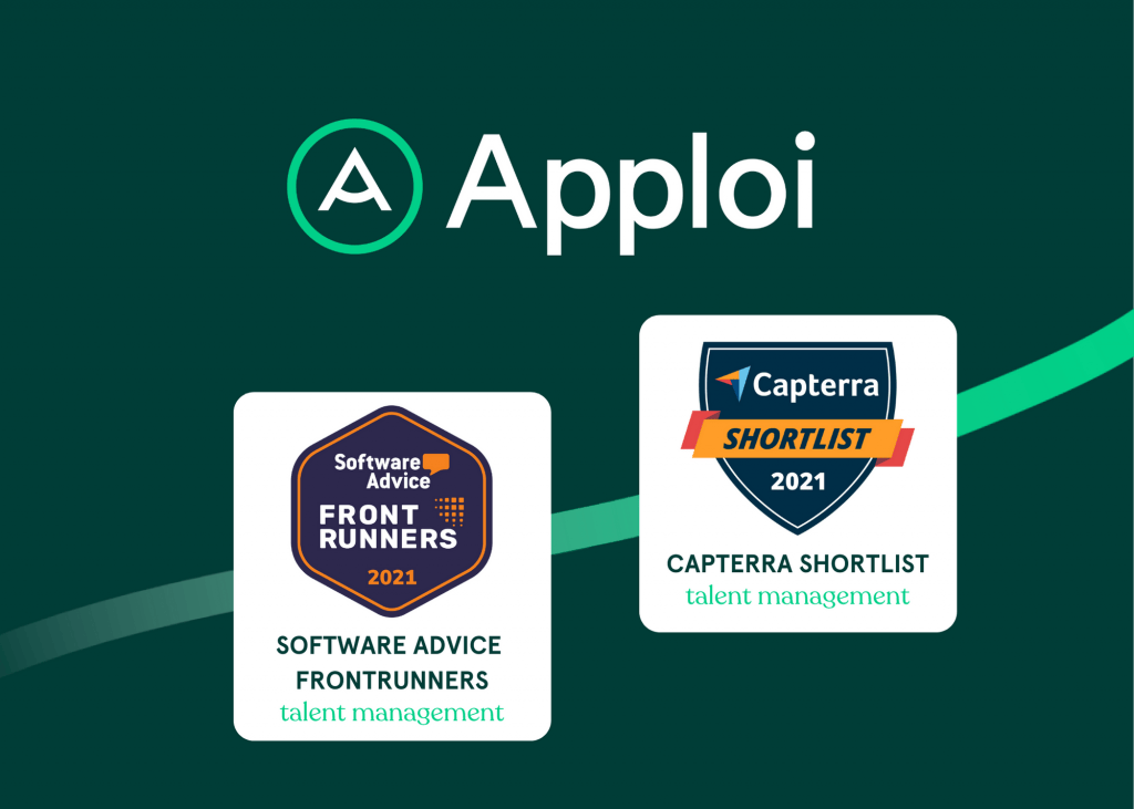 Apploi Top Talent Management badges